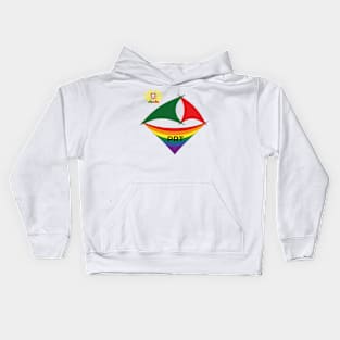 Portugal  pride flag Kids Hoodie